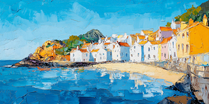 Fishing Village Somewhere in Cornwall