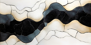 Black Marble Neutral Abstract