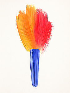 Brush Strokes  Flaming Torch