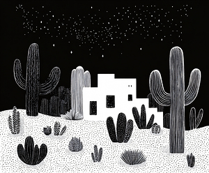 Cactus Garden Sketch Night