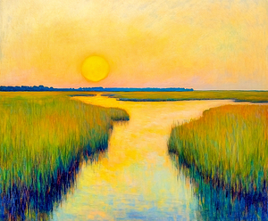 Salt Marsh Sunset