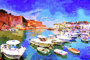 Le Palais Belle Ile France the Harbour