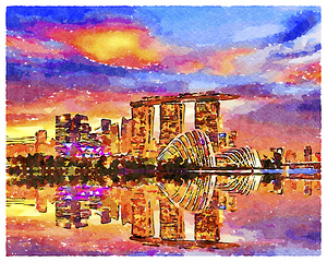 Singapore Sunset