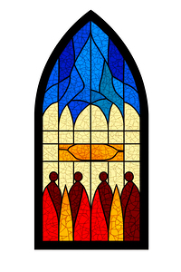Modern Stained Glass Window