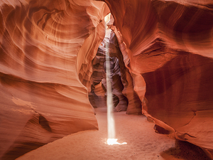 Sunbeam in Upper Antelope Canyon Arizona