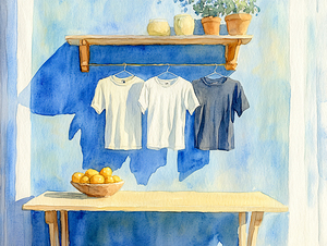 Still Life with Three Tee Shirts