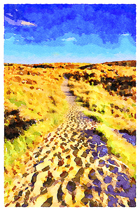 South West Coast Path Cornwall UK