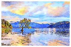 Lake Wanaka and its World Famous Tree New Zealand