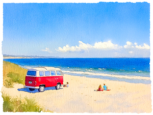 Van Life Watercolour