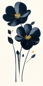 Dark Poppies