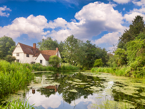 Willy Lotts House Flatford Mill Dedham Vale Suffolk England