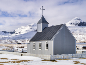 Church at Bakkagerdi Iceland II