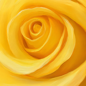 Rich Yellow Rose Close Up