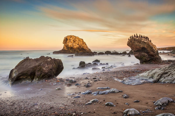 San Simeon State Beach California by Travelling Light