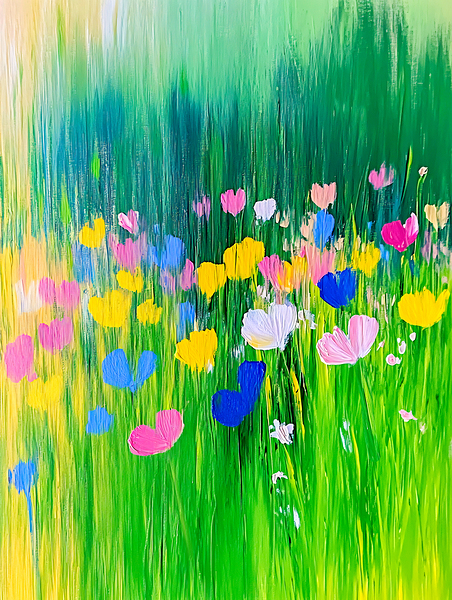 Abstract Meadow by Travelling Light