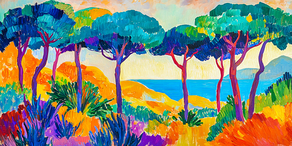 Landscape with Trees by Travelling Light