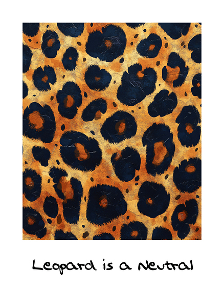 Leopard is a Neutral by Travelling Light