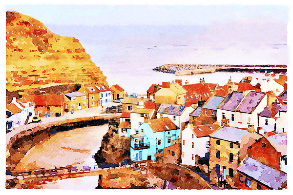 Staithes North Yorkshire England by Travelling Light