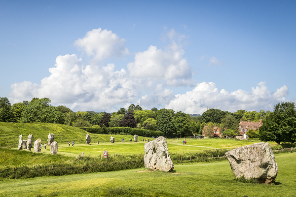 Avebury Henge and Village Wiltshire by Travelling Light