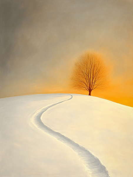 Snow at Sunrise by Travelling Light