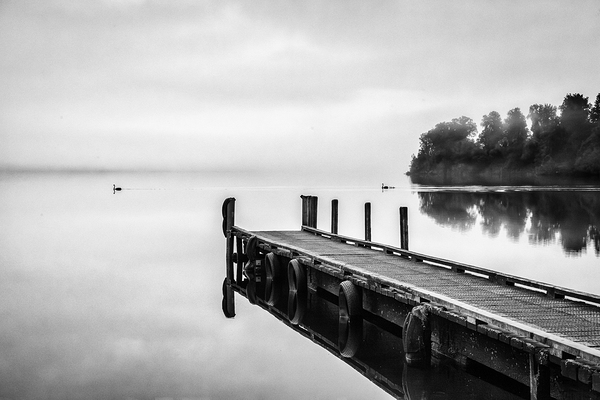 Lake Mapourika Westland NZ by Travelling Light