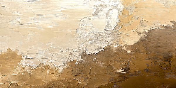 Neutral Abstract Horizontal Panel Browns Beiges and Creams by Travelling Light