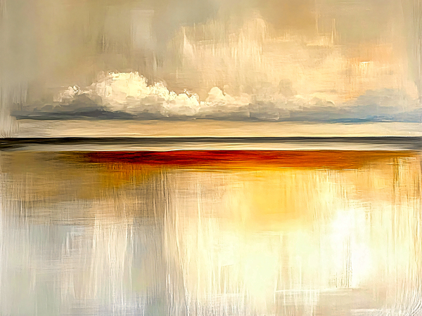 Horizon Over Water Neutral Colours by Travelling Light