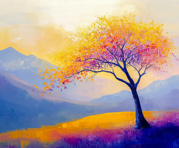 Blue Mountains Golden Tree by Travelling Light