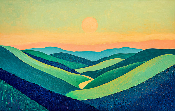 Peaceful Landscape by Travelling Light