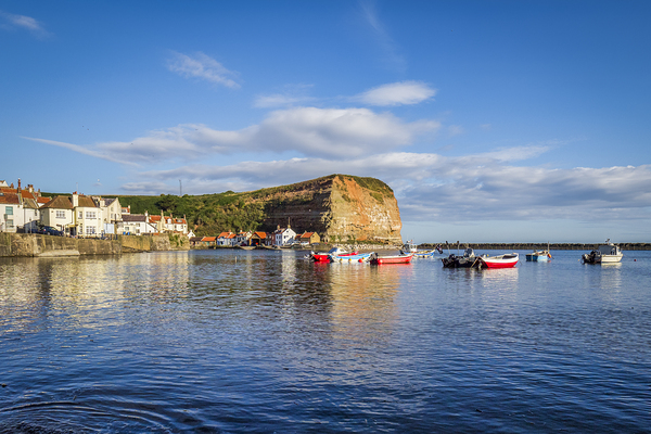 Morning at Staithes North Yorkshire by Travelling Light