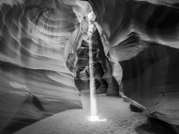 Sunbeam in Upper Antelope Canyon Arizona by Travelling Light