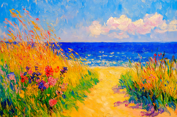 A Breath of Fresh Sea Air Print