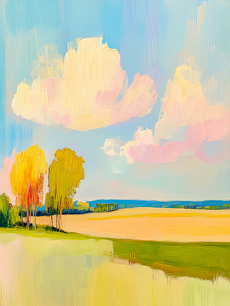 Simple Abstract Landscape by Travelling Light