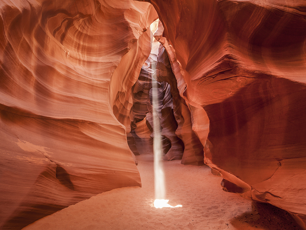 Sunbeam in Upper Antelope Canyon Arizona Print