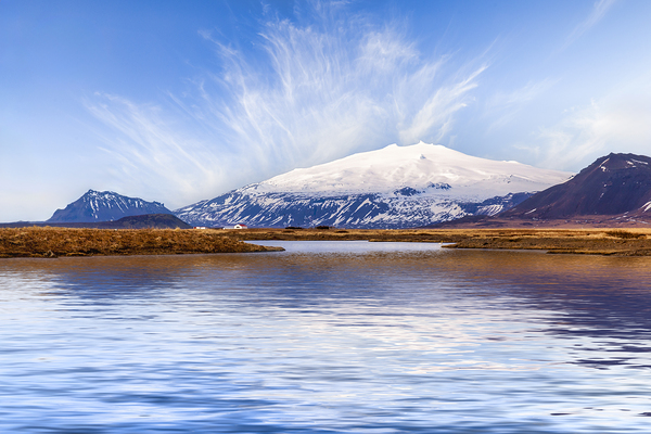 Snaefellsjokull Volcano Snaefellsnes Peninsula Iceland by Travelling Light
