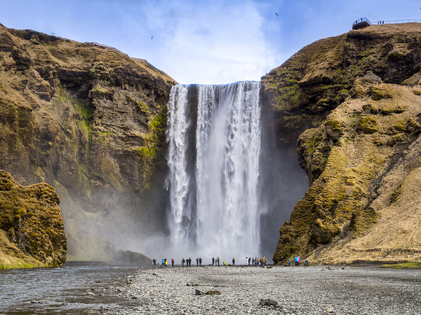 Skogafoss Waterfall South Iceland by Travelling Light