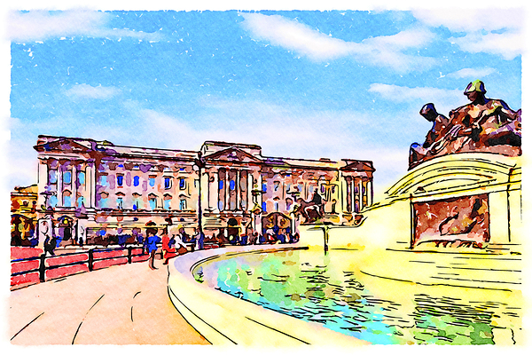 Buckingham Palace London UK by Travelling Light