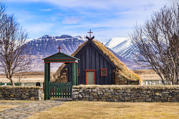 Vidimyri Church North Iceland by Travelling Light