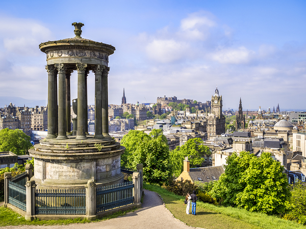 Edinburgh Skyline by Travelling Light