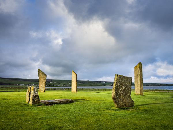 The Stones of Stenness Orkney Scotland by Travelling Light