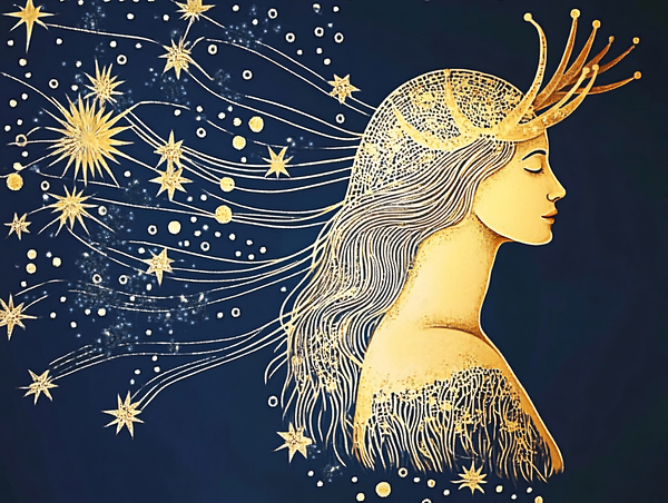 Zodiac Signs Virgo the Virgin Print