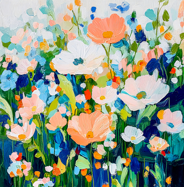 Tall Poppies Meadow Print