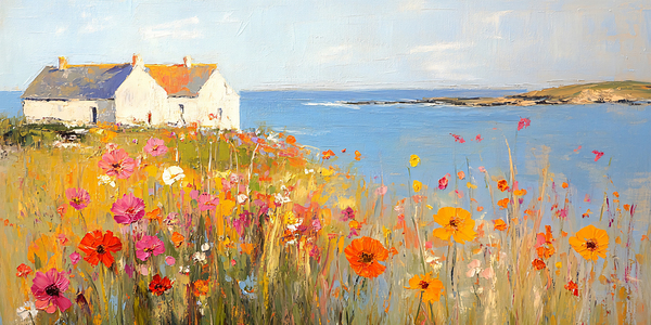 Holiday Cottage Somewhere on the Coast Print