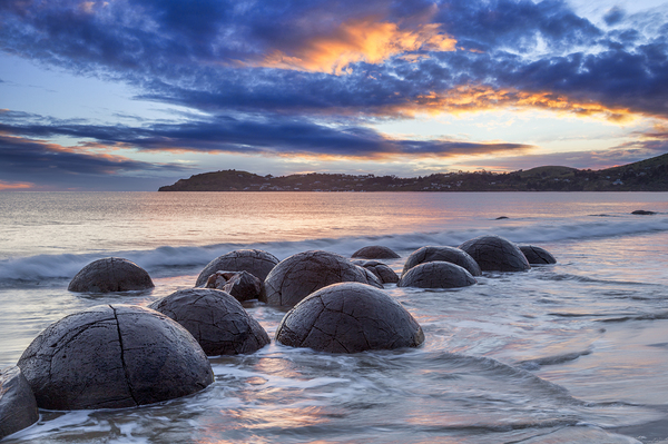 Moeraki Boulders New Zealand by Travelling Light