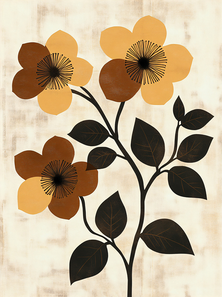 Neutral Floral Design by Travelling Light