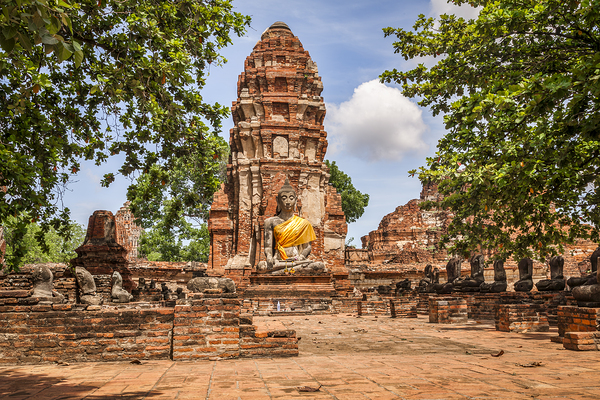 Buddha Image Ayutthaya Thailand by Travelling Light