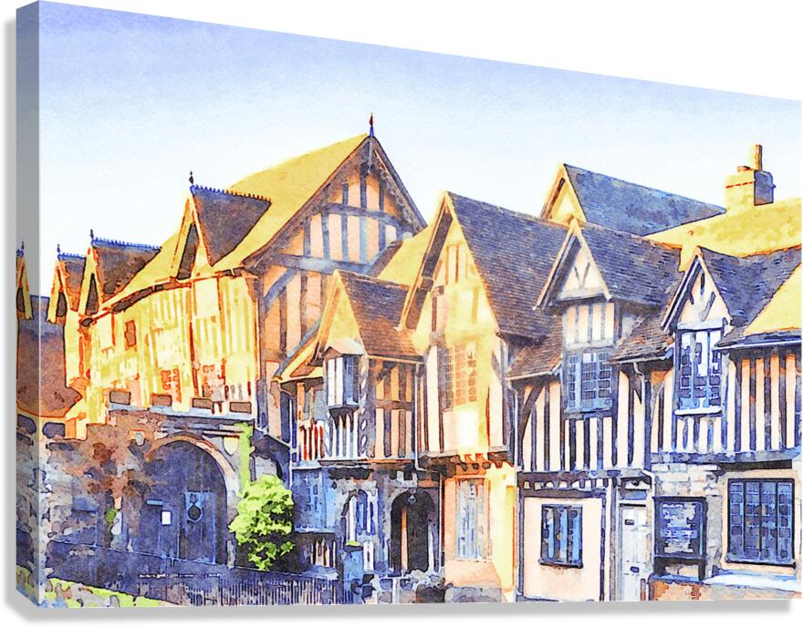 Warwick UK Lord Leycester Hospital Canvas Print