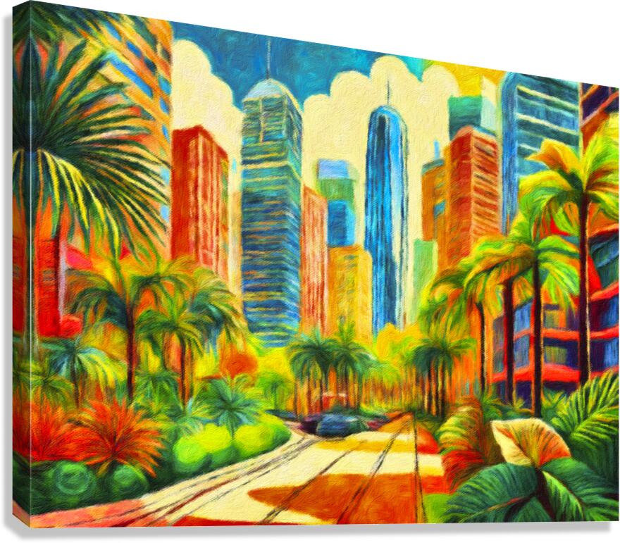 Modern City  Canvas Print