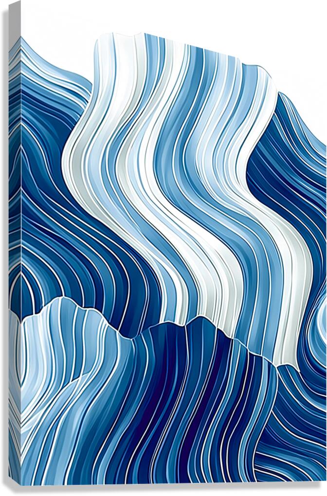 Kanagawa Remix Canvas Print