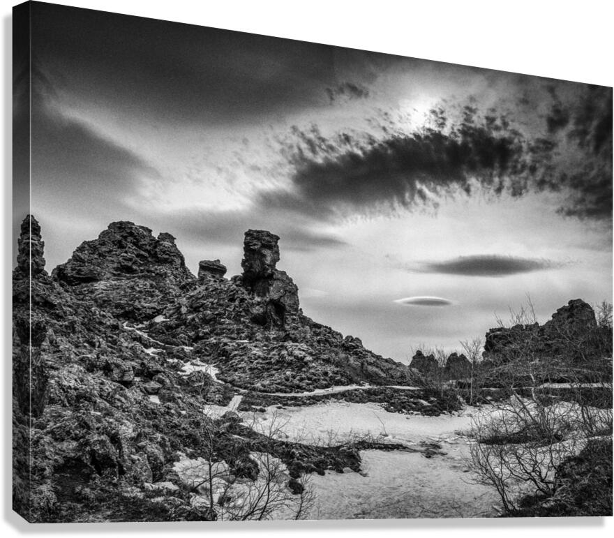 Dimmuborgir North Iceland Canvas Print